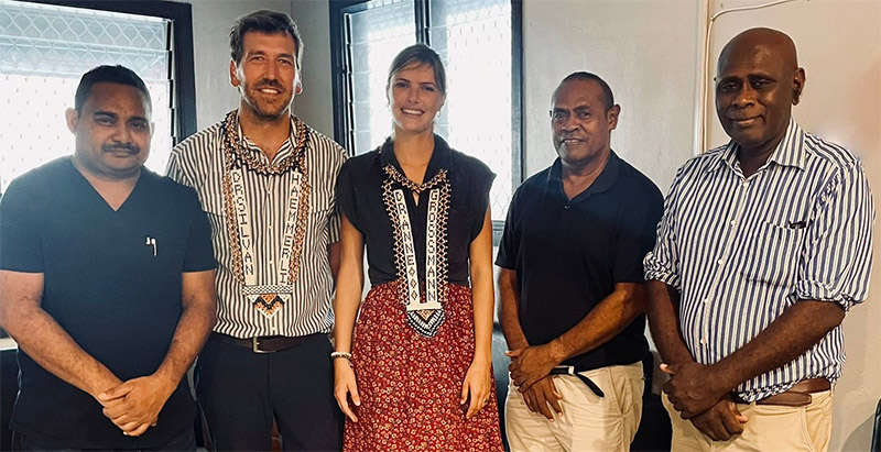 Drs. Haemmerli and Grossmann with the Surgeons and CEO of National Referral Hospital in Honiara